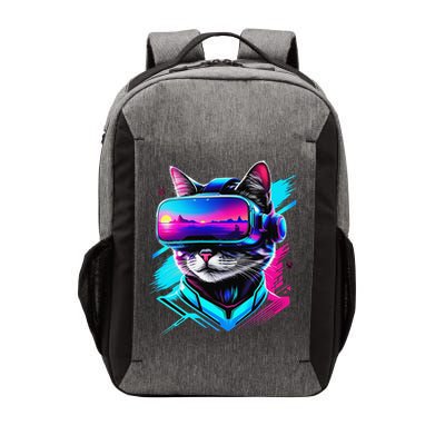 Funny Vr Gamer Cat In Vr Headset Virtual Reality Gaming Vector Backpack