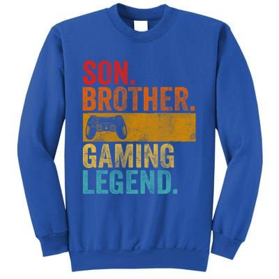 Funny Video Gamer Son Brother Gaming Legend Gift Sweatshirt