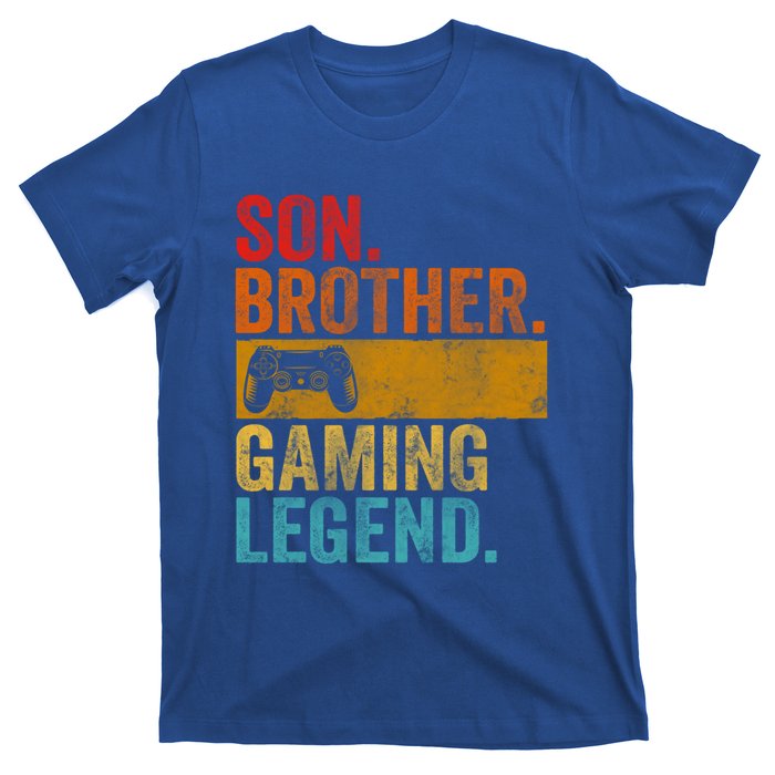 Funny Video Gamer Son Brother Gaming Legend Gift T-Shirt