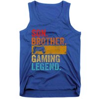 Funny Video Gamer Son Brother Gaming Legend Gift Tank Top