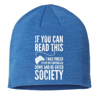 Funny Video Game Gift For Gamers Who Love Gaming Sustainable Beanie