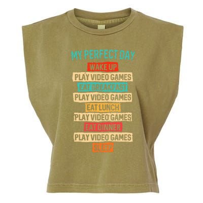 Funny Video Gaming Garment-Dyed Women's Muscle Tee