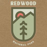 Family Vacation Gift Redwood National Park Cotton Canvas Backpack