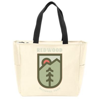 Family Vacation Gift Redwood National Park Zip Tote Bag