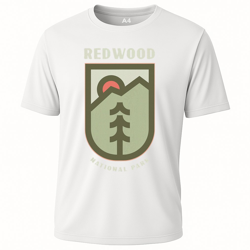 Family Vacation Gift Redwood National Park Cooling Performance Crew T-Shirt