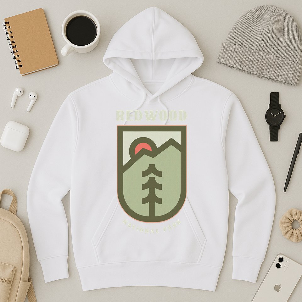 Family Vacation Gift Redwood National Park Hoodie