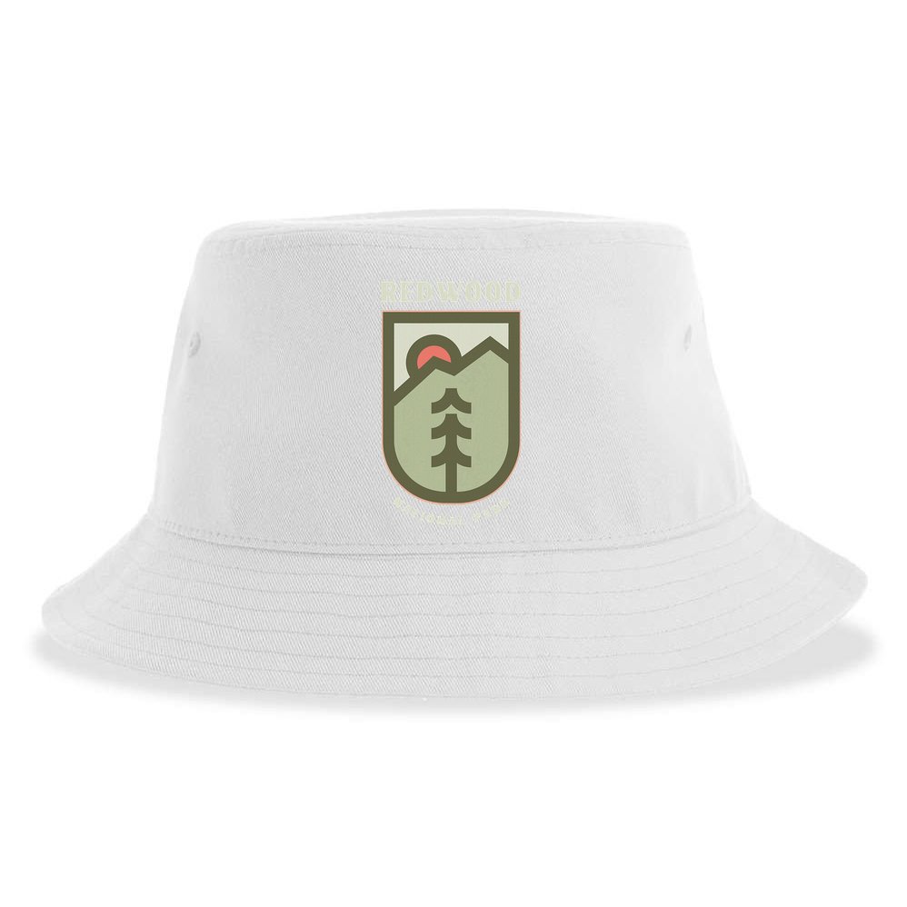 Family Vacation Gift Redwood National Park Sustainable Bucket Hat