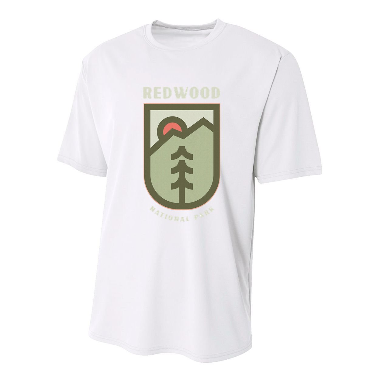 Family Vacation Gift Redwood National Park Youth Performance Sprint T-Shirt