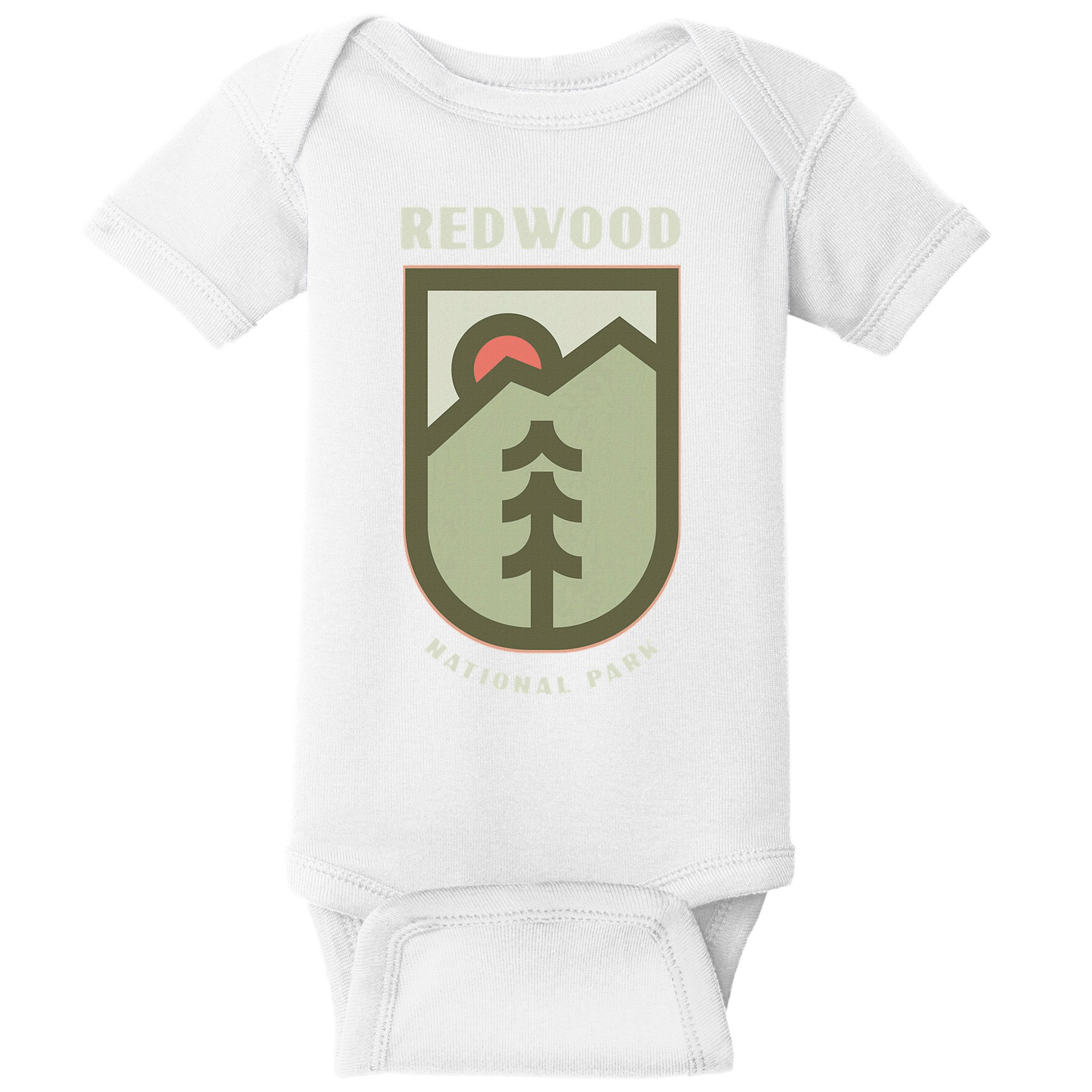 Family Vacation Gift Redwood National Park Baby Bodysuit
