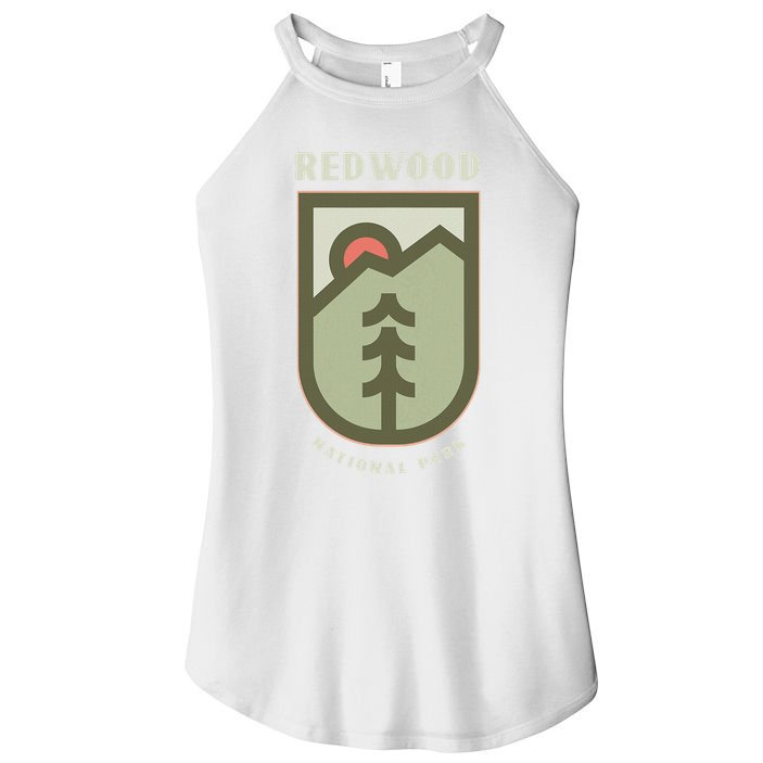 Family Vacation Gift Redwood National Park Women's Perfect Tri Rocker Tank