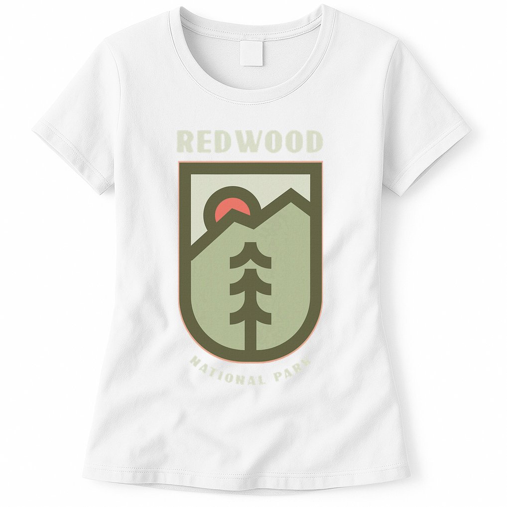 Family Vacation Gift Redwood National Park Womens T-Shirt