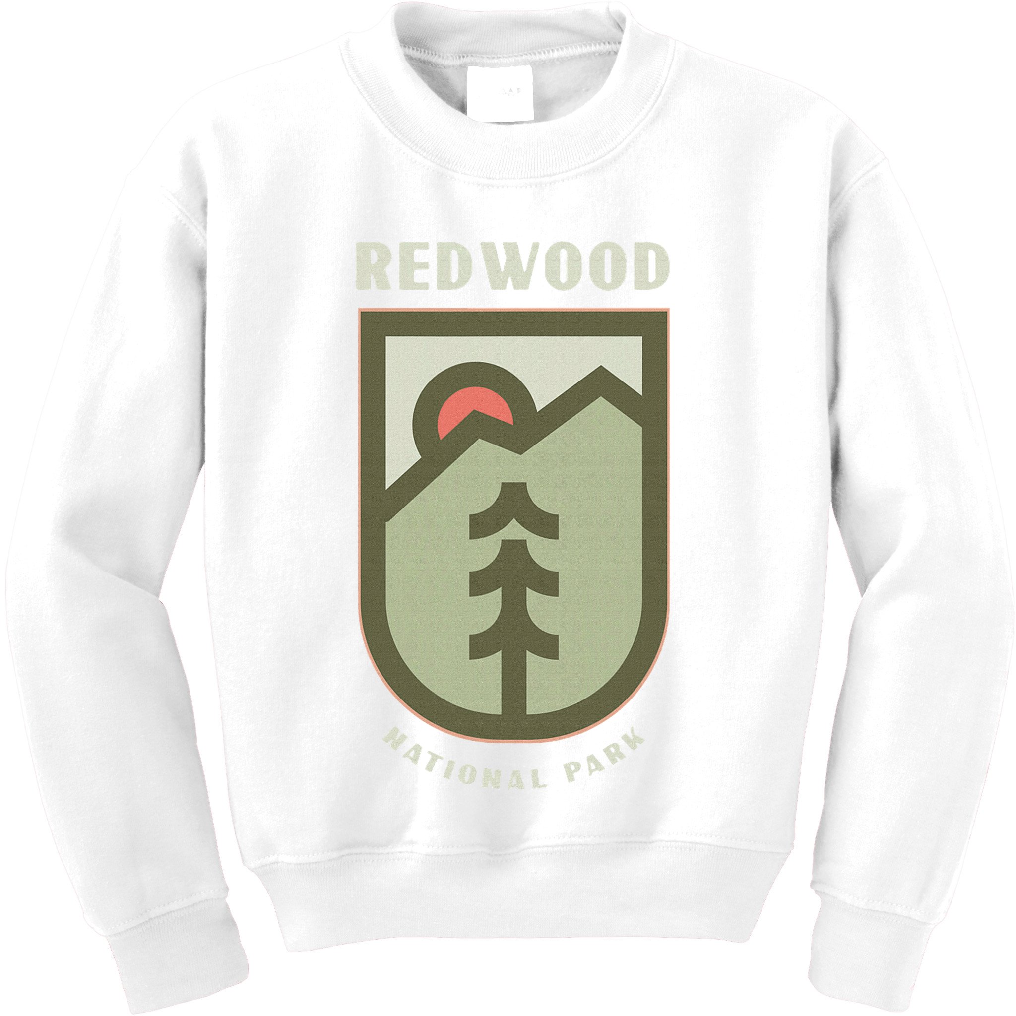 Family Vacation Gift Redwood National Park Kids Sweatshirt