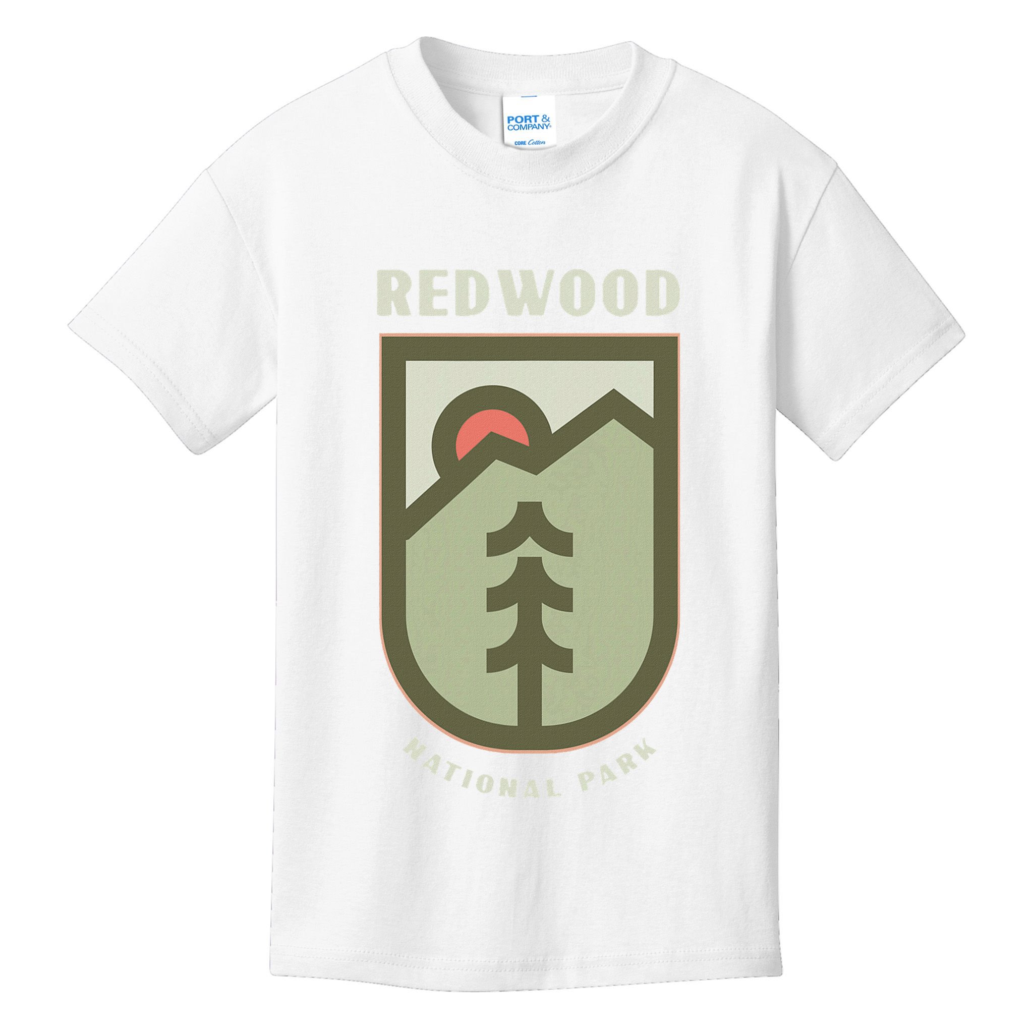Family Vacation Gift Redwood National Park Kids T-Shirt
