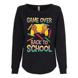 Funny Video Game Game Over Back To School Meaningful Gift Womens California Wash Sweatshirt