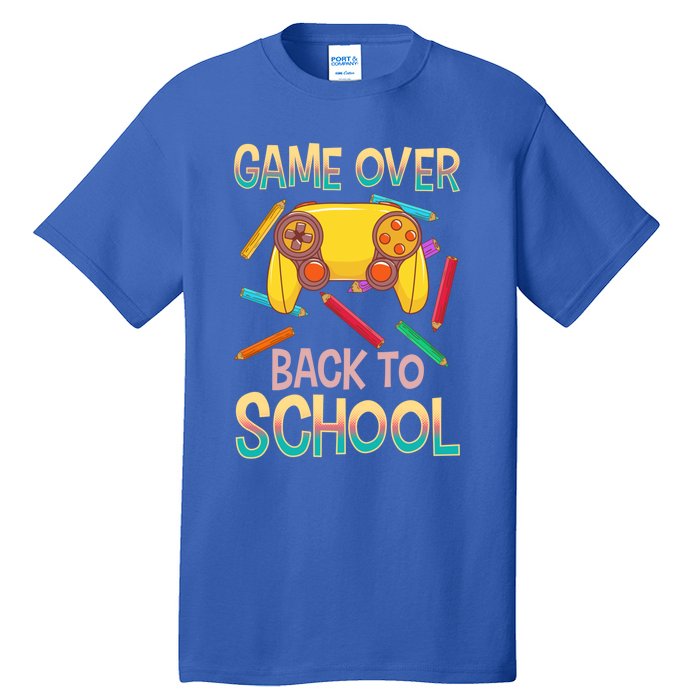 Funny Video Game Game Over Back To School Meaningful Gift Tall T-Shirt