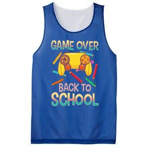 Funny Video Game Game Over Back To School Meaningful Gift Mesh Reversible Basketball Jersey Tank