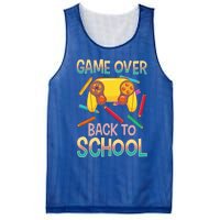 Funny Video Game Game Over Back To School Meaningful Gift Mesh Reversible Basketball Jersey Tank