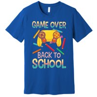 Funny Video Game Game Over Back To School Meaningful Gift Premium T-Shirt