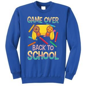 Funny Video Game Game Over Back To School Meaningful Gift Tall Sweatshirt