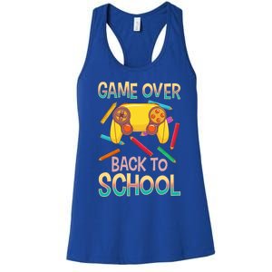 Funny Video Game Game Over Back To School Meaningful Gift Women's Racerback Tank