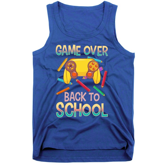 Funny Video Game Game Over Back To School Meaningful Gift Tank Top