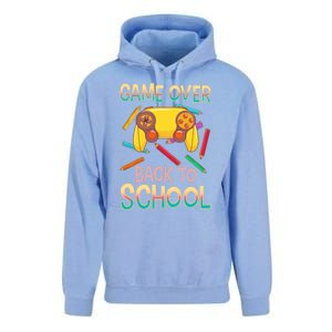 Funny Video Game Game Over Back To School Meaningful Gift Unisex Surf Hoodie