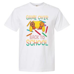 Funny Video Game Game Over Back To School Meaningful Gift Garment-Dyed Heavyweight T-Shirt