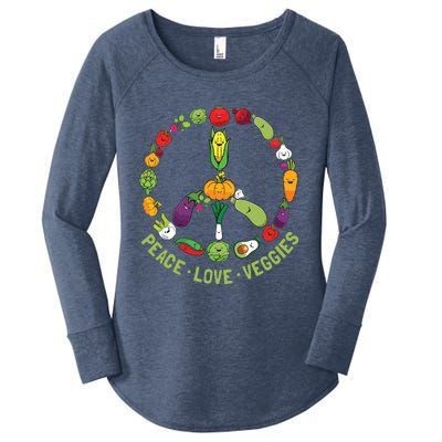 Funny Vegetarian Gift Men Women Cool Vegan Veggie Veganism Women's Perfect Tri Tunic Long Sleeve Shirt