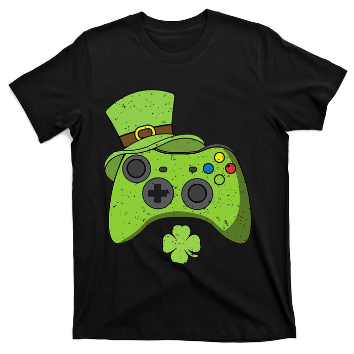 Funny Video Game Console St Patricks Day Gamers T-Shirt