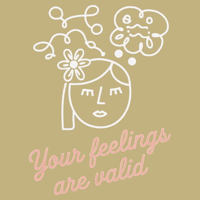 Feelings Valid Health Inspirational Quote Cooling Performance Crew T-Shirt