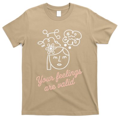Feelings Valid Health Inspirational Quote T-Shirt