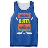 Funny Vintage Hockey Straight Outta The Penalty Box Gift Mesh Reversible Basketball Jersey Tank