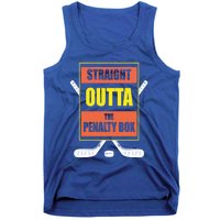 Funny Vintage Hockey Straight Outta The Penalty Box Gift Tank Top