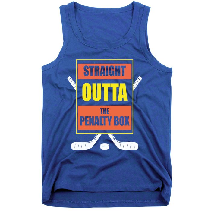 Funny Vintage Hockey Straight Outta The Penalty Box Gift Tank Top