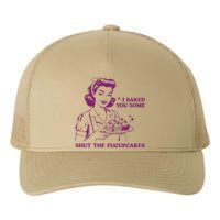 Funny Vintage Housewife I Baked You Some Shut The Fucupcakes Yupoong Adult 5-Panel Trucker Hat