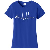 Funny Volleyball Heartbeat Volleyball Gift Women's T-Shirt