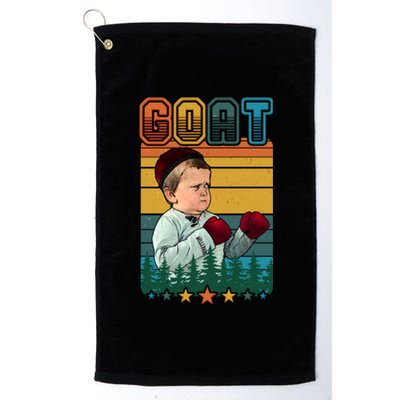 Funny Vintage GOAT Hasbulla Kid Boxer Platinum Collection Golf Towel