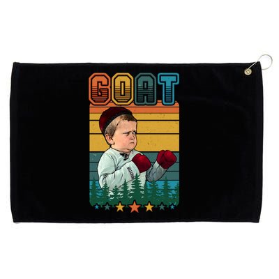 Funny Vintage GOAT Hasbulla Kid Boxer Grommeted Golf Towel