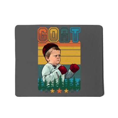 Funny Vintage GOAT Hasbulla Kid Boxer Mousepad