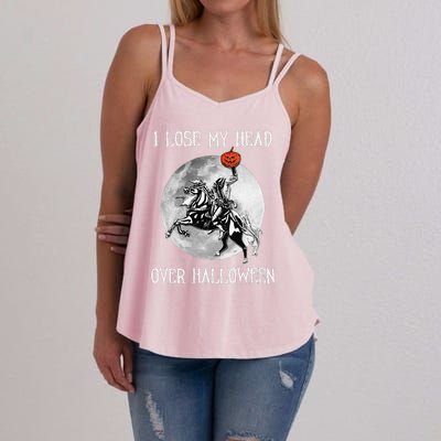 Funny Vintage Halloween Headless Horseman Funny Funny Women's Strappy Tank