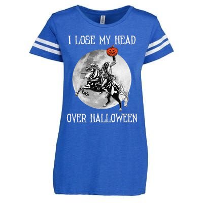 Funny Vintage Halloween Headless Horseman Funny Funny Enza Ladies Jersey Football T-Shirt