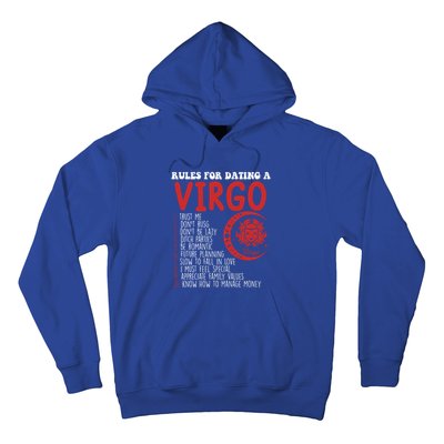 Funny Virgo Horoscope Rules For Dating A Virgo Zodiac Gift Hoodie