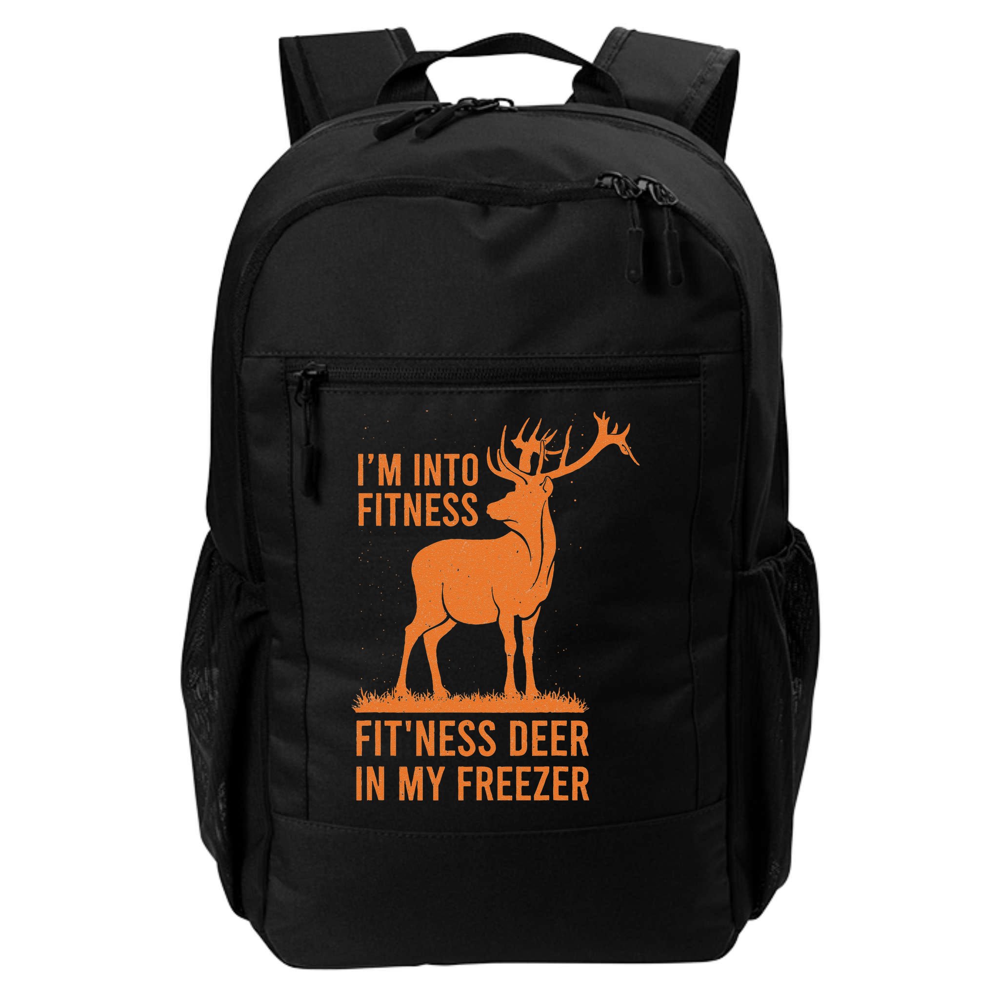 Funny Vintage Hunter Im Into Fitness Deer Hunting Season Backpack