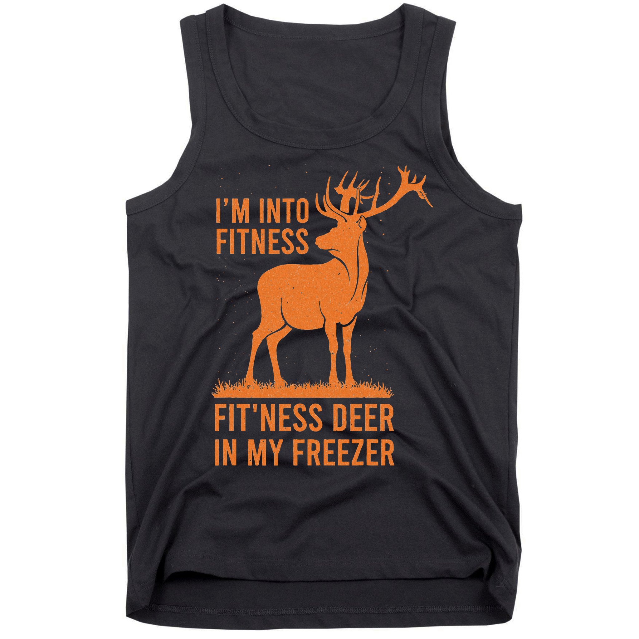 Funny Vintage Hunter Im Into Fitness Deer Hunting Season Tank Top