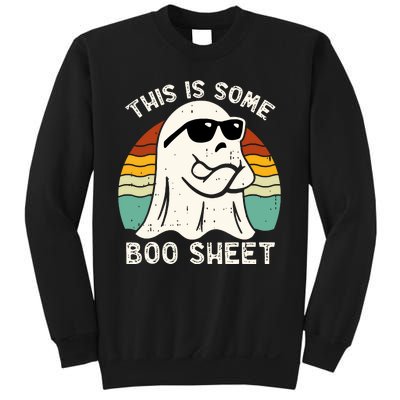 Funny Vintage Halloween Boo Ghost This Is Some Boo Sheet Gift Sweatshirt