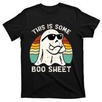 Funny Vintage Halloween Boo Ghost This Is Some Boo Sheet Gift T-Shirt