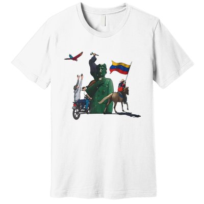 Free Venezuela Hasta El Final Abajo Cadenas Premium T-Shirt