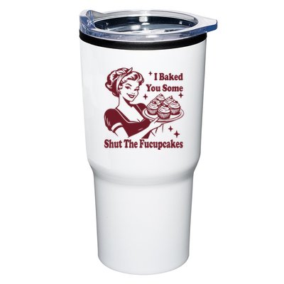 Funny Vintage Housewife I Baked You Some Shut The Fucupcakes Tumbler