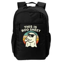 Funny Vintage Halloween Boo Ghost This Is Some Boo Sheet Gift Daily Commute Backpack