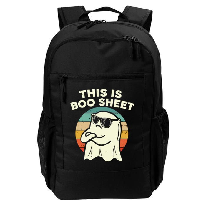 Funny Vintage Halloween Boo Ghost This Is Some Boo Sheet Gift Daily Commute Backpack